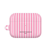 Pink Stripes AirPod Pro Case