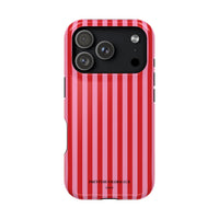 Red and Pink Stripes (MagSafe) Phone Case