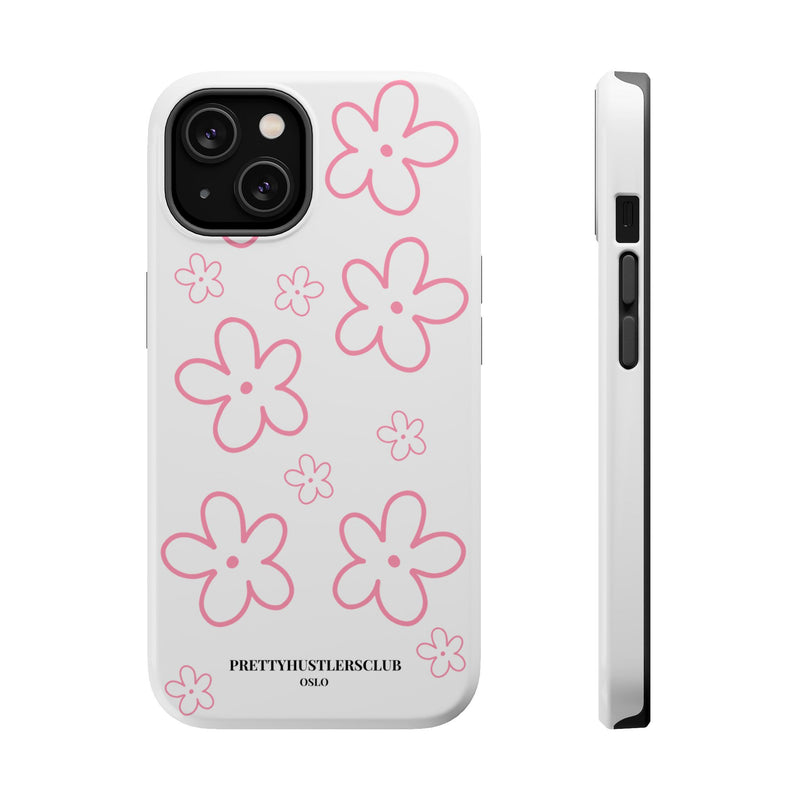Pink Daisy Doodles (MagSafe) Phone Case