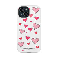 Storybook Hearts Illustration (MagSafe) Phone Case