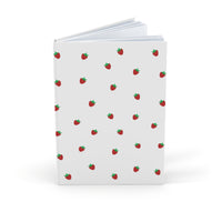 Strawberry Print Hardcover Journal