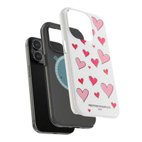 Storybook Hearts Illustration (MagSafe) Phone Case