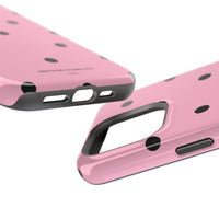 Pink With Black Polka Dots V2 (MagSafe) Phone Case