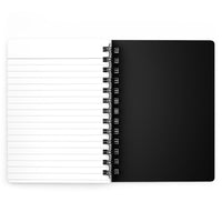 Black with Pink Polka Dots V2 Spiral Notebook