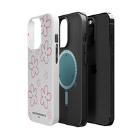 Pink Daisy Doodles (MagSafe) Phone Case