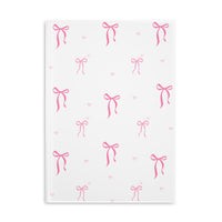 Bow Print Puffy Hardcover Notebook