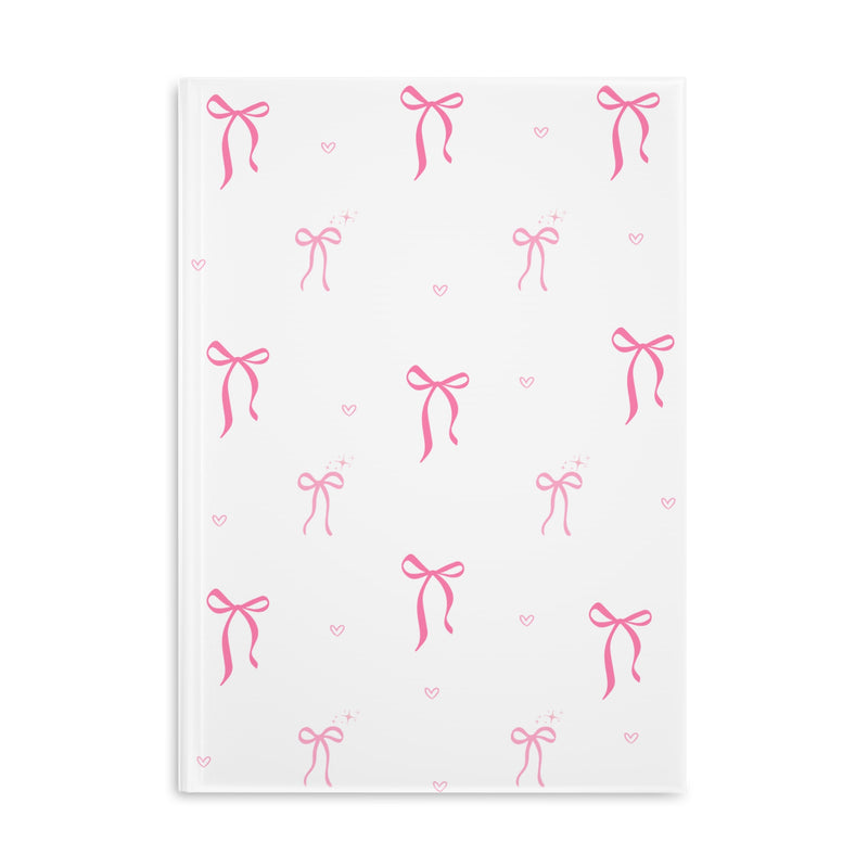 Bow Print Puffy Hardcover Notebook