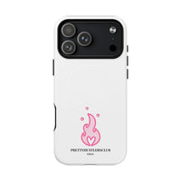 Pink Flame Design Phone Case