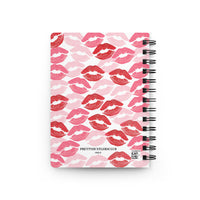 Lip Kisses Spiral Bound Journal Notebook