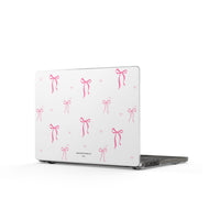 Pink Bow Pattern MacBook Case