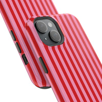 Red and Pink Stripes (MagSafe) Phone Case