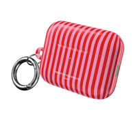 Red and Pink Stripes AirPod Pro Case