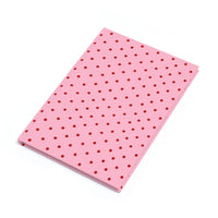 Pink with Red Polka Dots Hardcover Journal