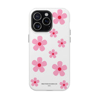 Pink Retro Daisy (MagSafe) Phone Case