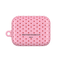 Pink With Red Polka Dots AirPod Pro Case