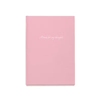 Baby Pink Book For My Thoughts Hardcover Journal