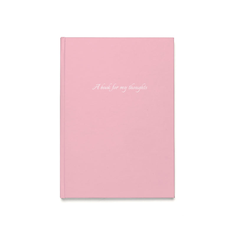 Baby Pink Book For My Thoughts Hardcover Journal