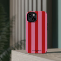 Red and pink stripes V2 (MagSafe) Phone Case