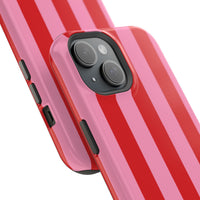 Red and pink stripes V2 (MagSafe) Phone Case
