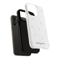 Pink Tiny Hearts Pattern (MagSafe) Phone Case
