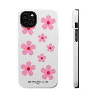 Pink Retro Daisy (MagSafe) Phone Case