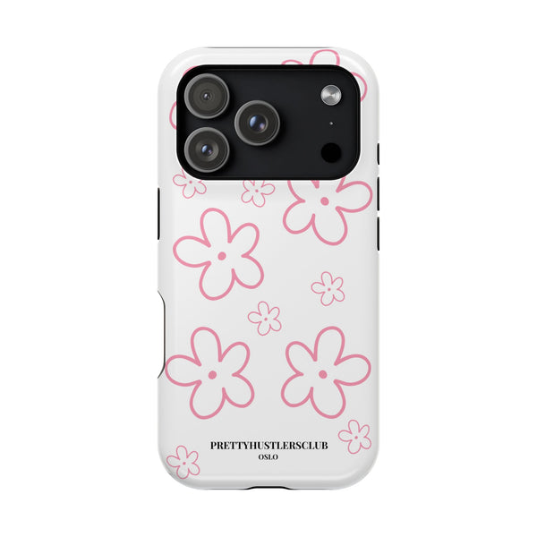 Pink Daisy Doodles (MagSafe) Phone Case