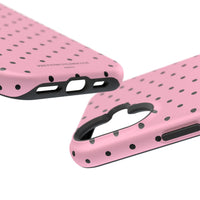 Pink With Black Polka Dots (MagSafe) Phone Case