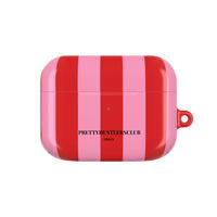 Red and Pink Stripes V2 AirPod Pro Case