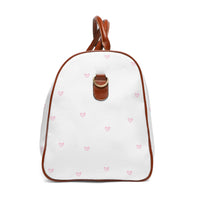 Pink Tiny Hearts Pattern Duffle Bag