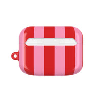 Red and Pink Stripes V2 AirPod Pro Case