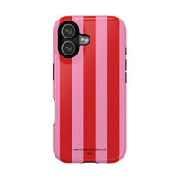 Red and pink stripes V2 (MagSafe) Phone Case