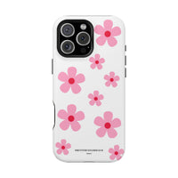 Pink Retro Daisy (MagSafe) Phone Case