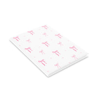 Bow Print Puffy Hardcover Notebook