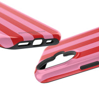 Red and pink stripes V2 (MagSafe) Phone Case