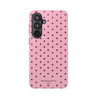 Pink With Black Polka Dots (MagSafe) Phone Case