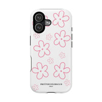 Pink Daisy Doodles (MagSafe) Phone Case
