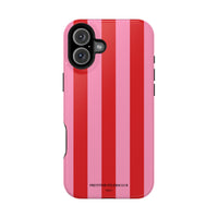 Red and pink stripes V2 (MagSafe) Phone Case
