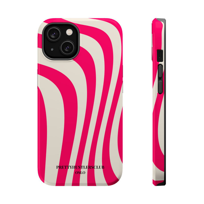Pink Retro Wave (MagSafe) Phone Case