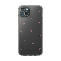Pink Tiny Hearts Print Phone Case