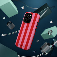 Red and pink stripes V2 (MagSafe) Phone Case