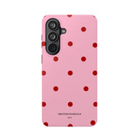 Pink With Red Polka Dots V2 (MagSafe) Phone Case