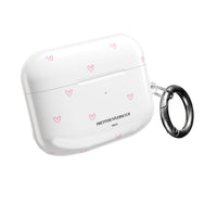 Pink Tiny Hearts Pattern AirPod Pro Case