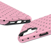 Pink With Black Polka Dots (MagSafe) Phone Case