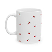Cherry Pattern Ceramic Mug