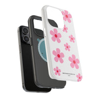 Pink Retro Daisy (MagSafe) Phone Case