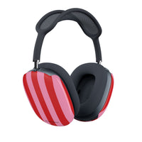 Pink and Red Stripes V2 AirPods Max Covers