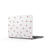 Cherry Pattern Clear MacBook Case