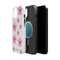Pink Retro Daisy (MagSafe) Phone Case
