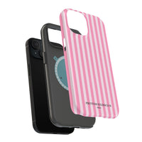 Pink Stripes (MagSafe) Phone Case