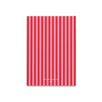 Red and Pink Stripes Hardcover Journal (A5)
